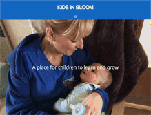 Tablet Screenshot of kidsinbloom.co.uk